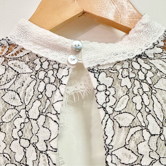 Free People Tell Tale Cutout Lace Tunic - Picture 6 of 10